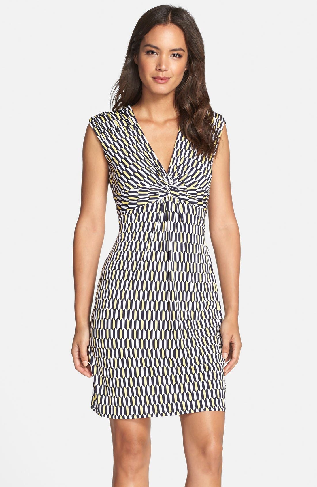 Laundry by Shelli Segal Front Twist Print Dress Nordstrom