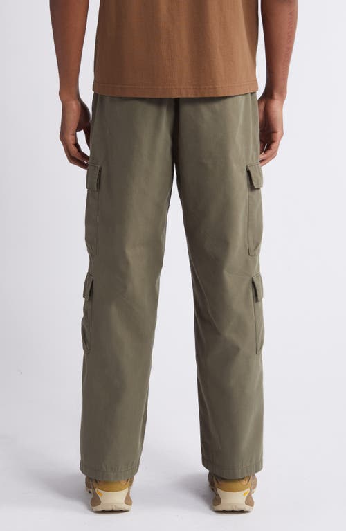 Shop Pacsun Porter Drawstring Cargo Pants In Grape Leaf