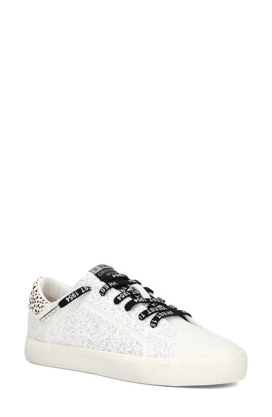 Vintage Havana Mikelya Glitter Sneaker In White Glitter | ModeSens