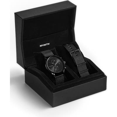 Mvmt Voyager Mesh Strap Watch & Leather Strap, 42Mm