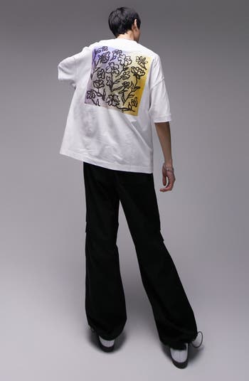 Topman Extreme Oversize Graphic T-Shirt