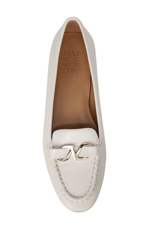 Shop Naturalizer Layla Loafer In Warm White/beige Leather