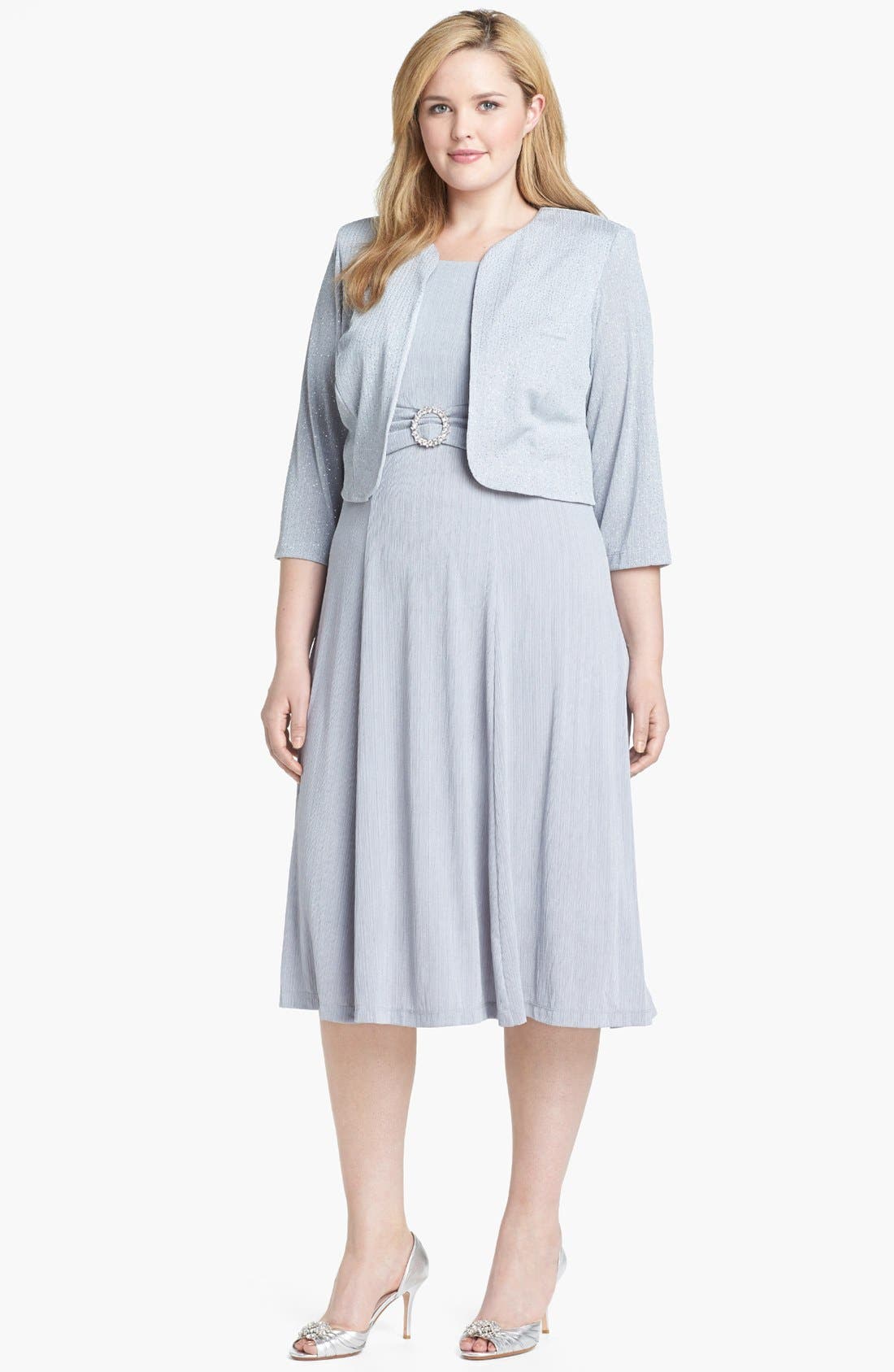 Jessica Howard Embellished Dress & Jacket (Plus Size) Nordstrom