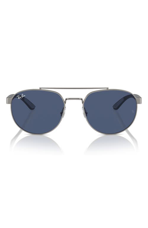 Ray-Ban 56mm Polarized Irregular Sunglasses in Gunmetal at Nordstrom