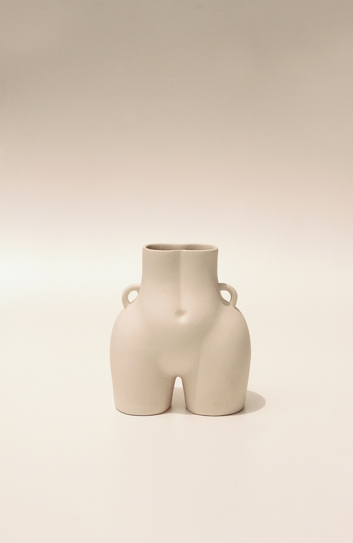 Osmos Studio Her Vase In Off White