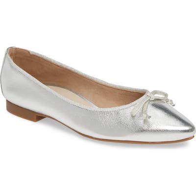 Paul Green Andre Pointy Toe Ballet Flat, US / 6.5UK - Grey