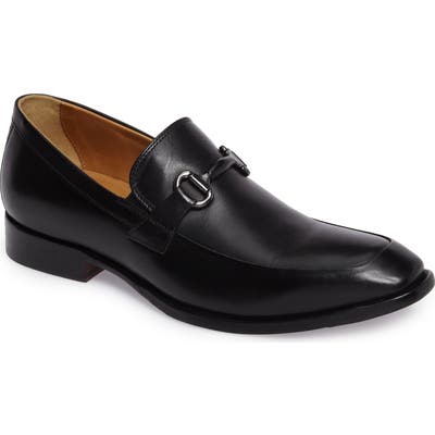 Johnston & Murphy Mcclain Bit Loafer- Black