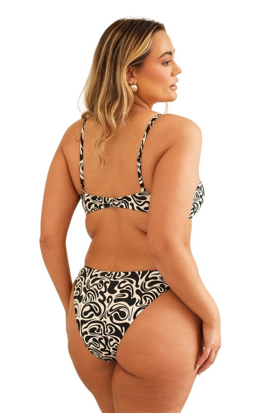 Dippin Daisys Britney Bandeau Bikini Top In Mustang Wave