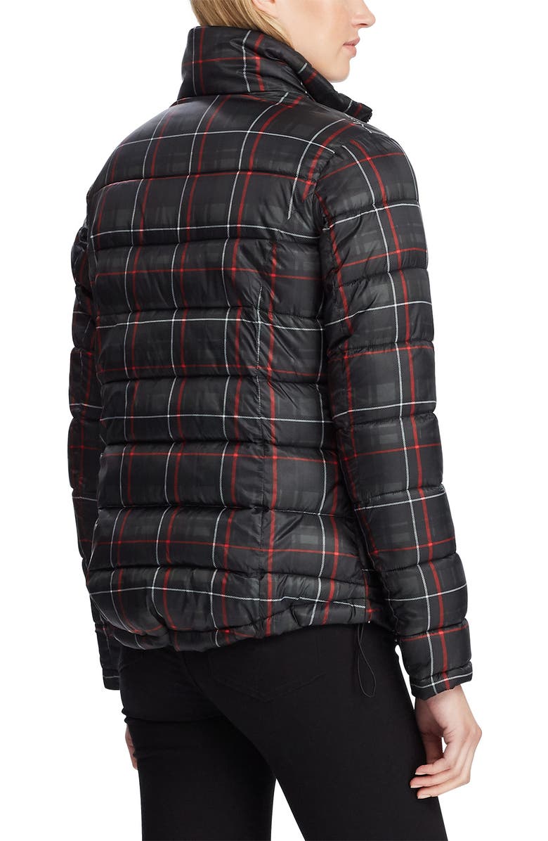 Lauren Ralph Lauren Plaid Quilted Jacket, Alternate, color, 