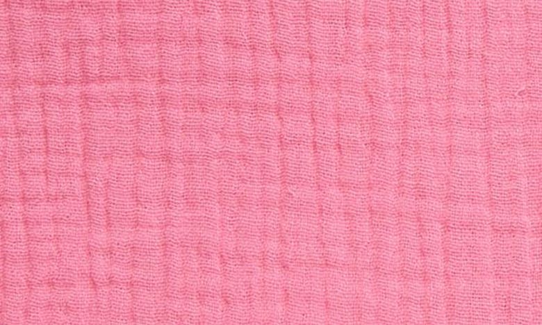 Shop Tiny Tribe Ruffle Cotton Gauze Tank & Shorts Set In Hot Pink