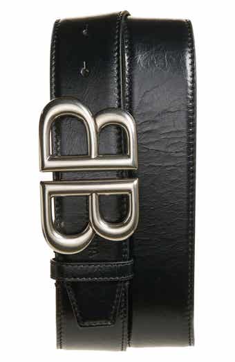 Balmain Kids logo-plaque Leather Belt - Farfetch