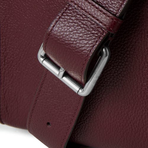 Mulberry Small Antony Leather Crossbody Bag In Black Cherry
