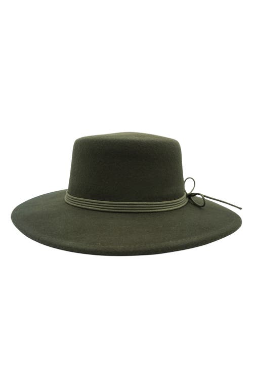 Cordobés Wool Hat in Olive Green