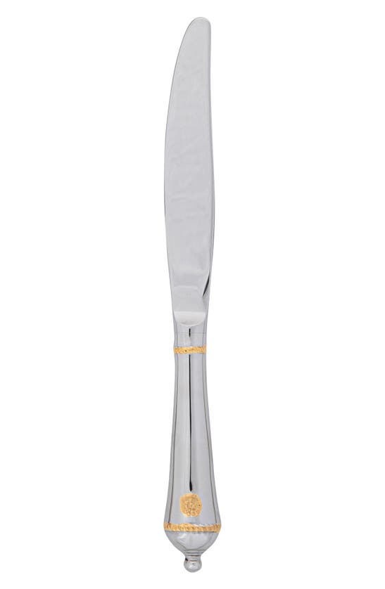 Juliska Berry And Thread Gold Accent 5-piece Place Setting In Polished Silver/ Gold