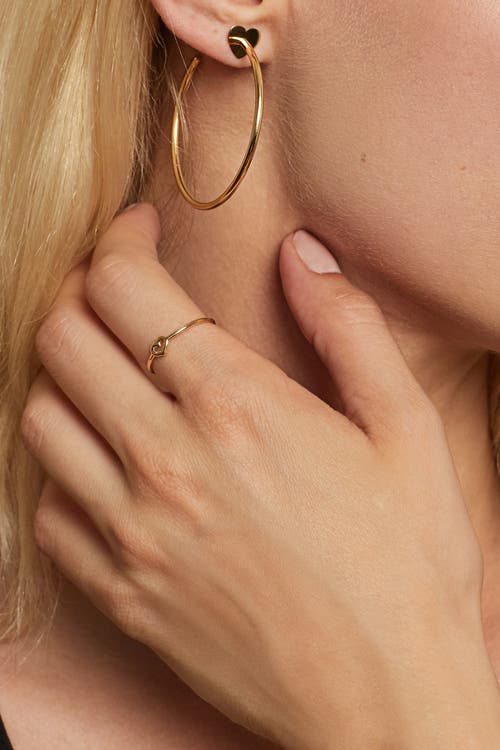 Oradina 14k Yellow Gold Heart Of Gold Ring In Yellow Gold