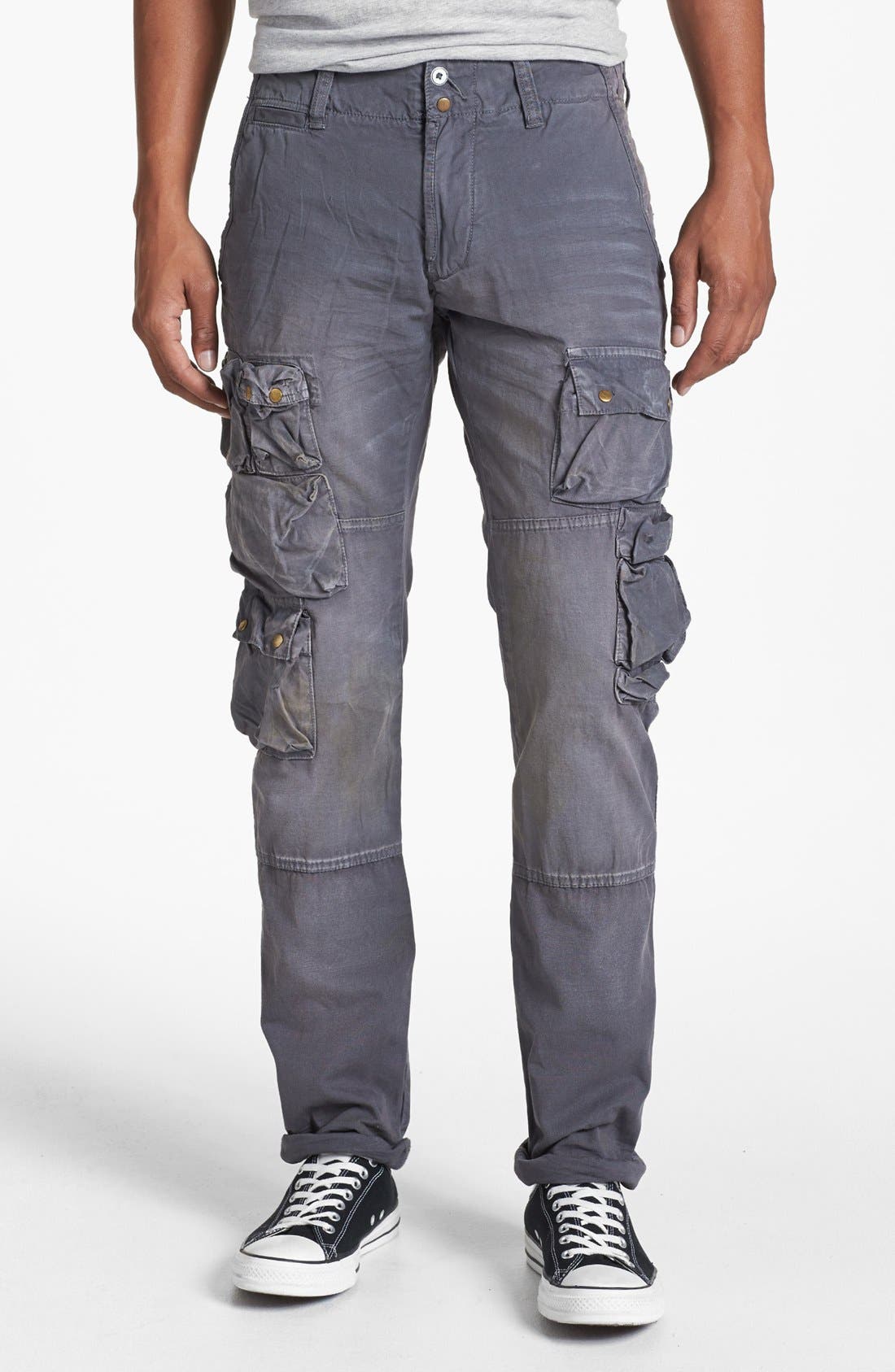 rovic zip 3d tapered cargo pants