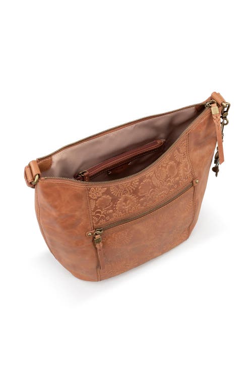 Shop The Sak Sequoia Hobo In Tobacco Floral Emboss