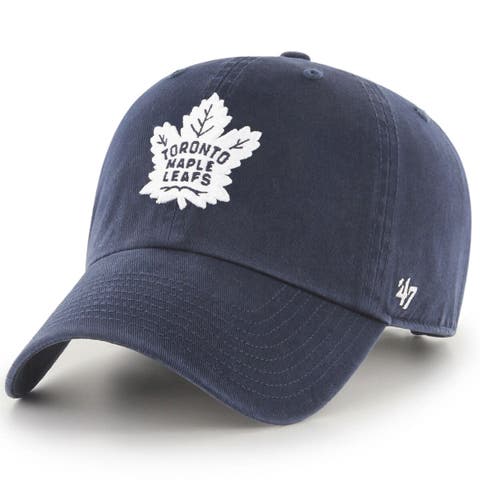 Men's Toronto Maple Leafs '47 Oatmeal/Blue Vintage Lacer Pullover - Hoodie