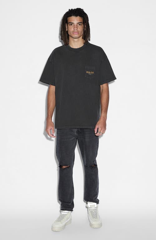 Shop Ksubi Mills Pocket T-shirt In Black