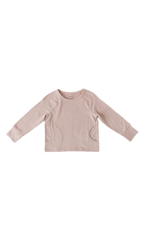 Pehr Essentials Organic Cotton Top in Pale Pink at Nordstrom, Size 18-24 M