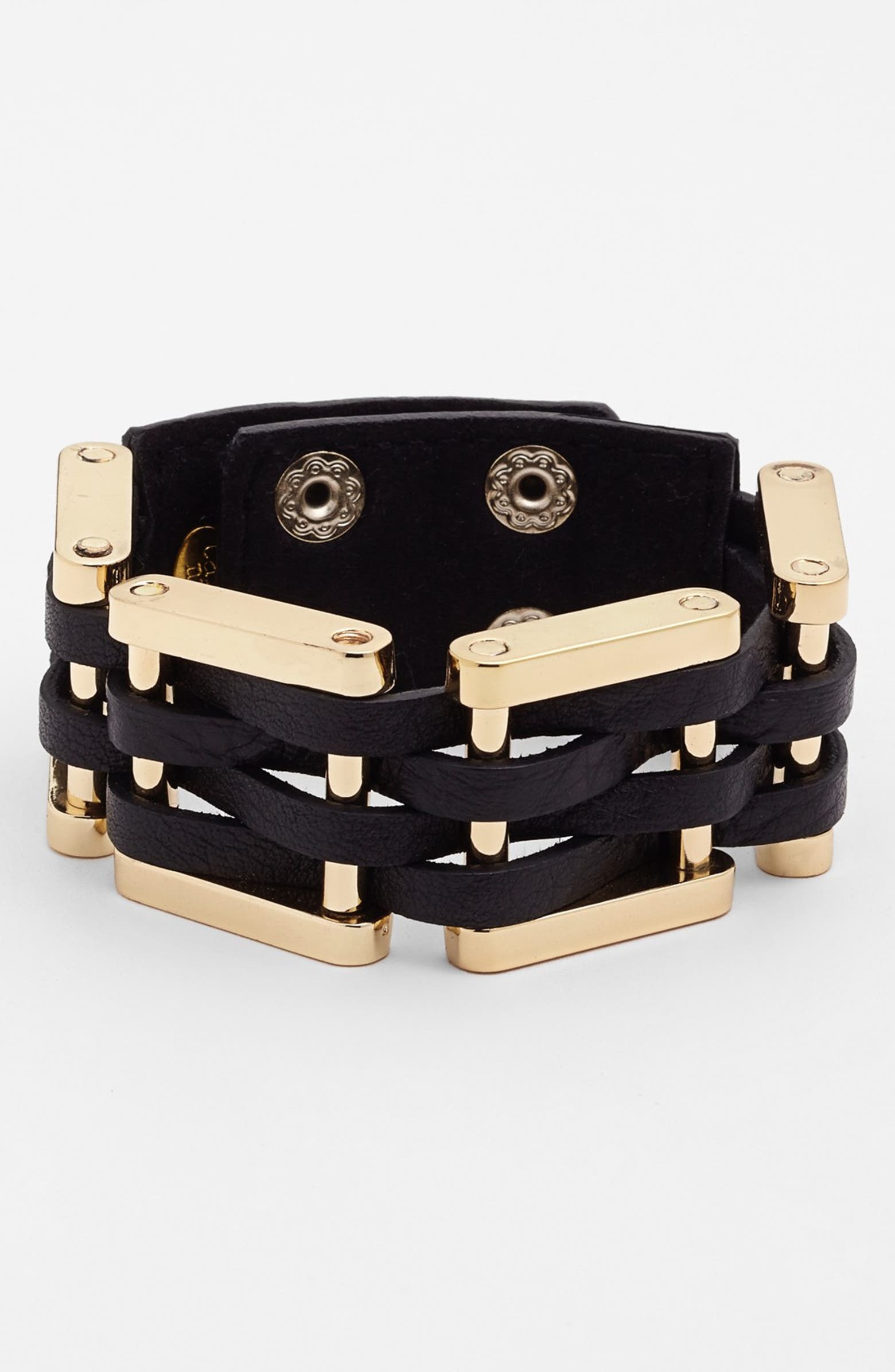 Cara Woven Leather Bracelet | Nordstrom