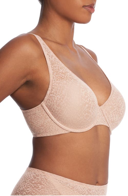 Shop Natori Pretty Smooth Underwire Contour Bra In Light Mocha