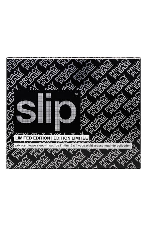 Slip Privacy Please Sleep Mask & Door Hanger Set In No Color