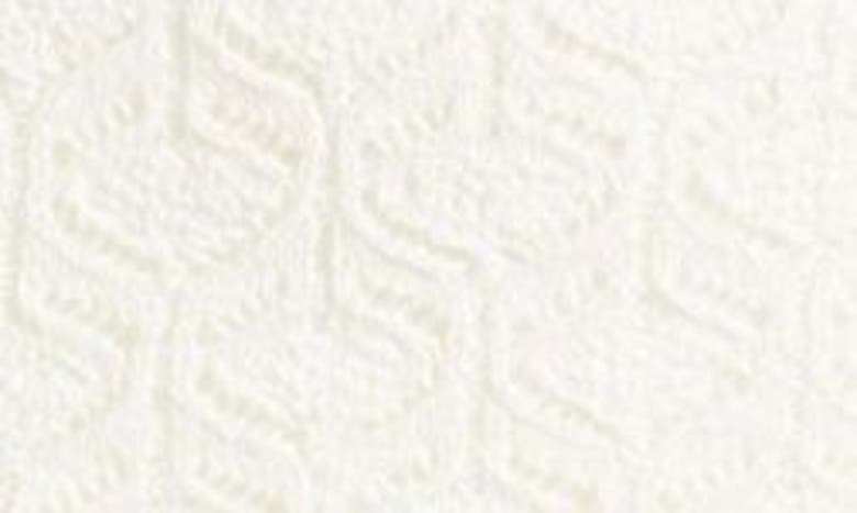 Luxely Fern Sleeveless Sweater Dress In Antique White