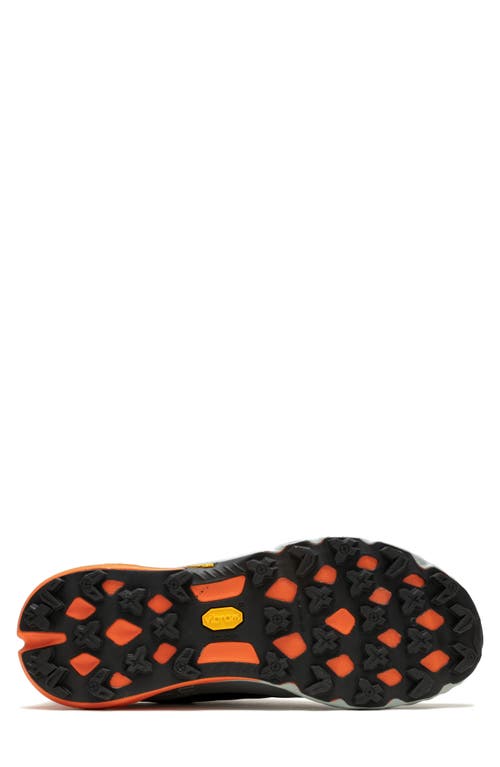 Merrell Agility Peak 5 Gore-tex® Waterproof Running Shoe In Black/tangerine