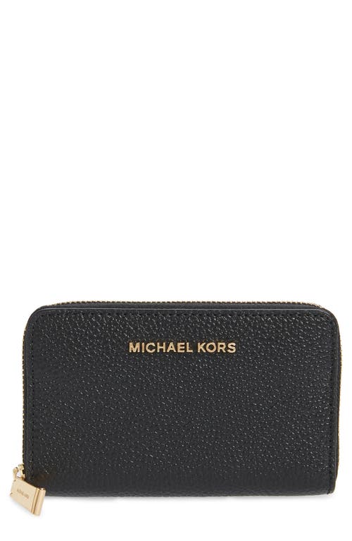 UPC 193599038797 product image for MICHAEL Michael Kors Small Za Leather Wallet in Black at Nordstrom | upcitemdb.com
