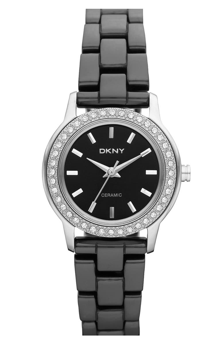 DKNY Round Ceramic Bracelet Watch | Nordstrom
