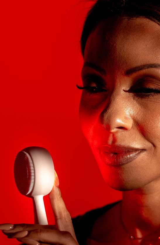 Shop Pmd Clean Redvolution Cleansing & Red Light Therapy Device In Cream