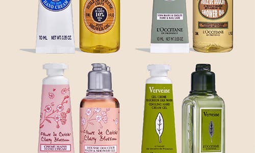 Shop L'occitane Travel-ready Essentials To Nourish Hands & Body Set (limited Edition) $37 Value In No Color