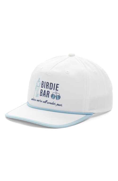 Shop Swannies Wesley Birdie Bar Adjustable Baseball Cap In White