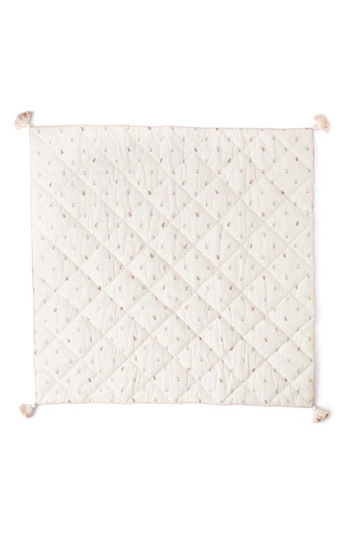 Pehr Quilted Nursery Blanket in Fawn/Pink at Nordstrom