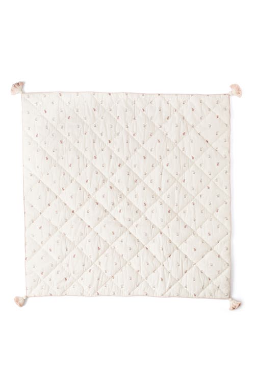 Shop Pehr Quilted Nursery Blanket In Fawn/pink