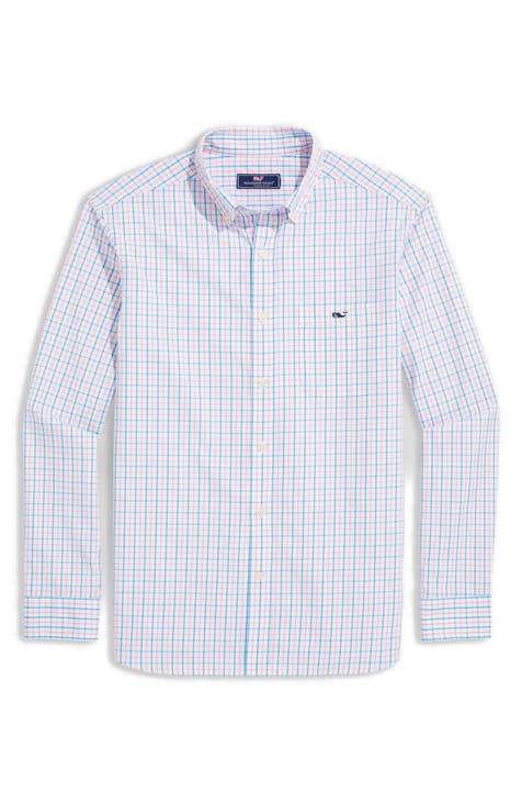 Classic Fit Gingham Cotton Button-Down Shirt