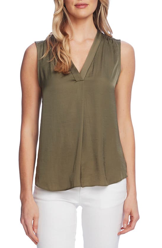 VINCE CAMUTO VINCE CAMUTO RUMPLED SATIN BLOUSE 9199145