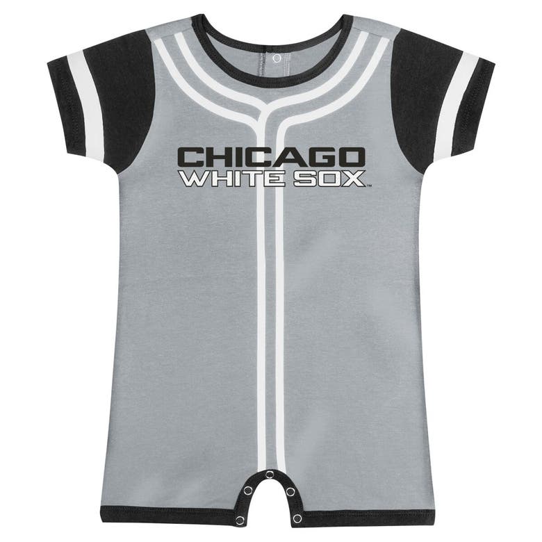 Shop Outerstuff Infant Gray Chicago White Sox Fast Pitch Romper