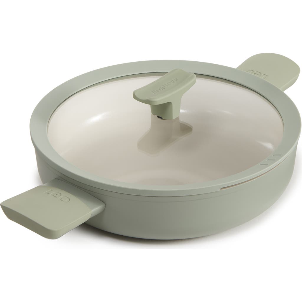 Berghoff Leo Balance 10.25-inch Covered Saute Pan In Sage