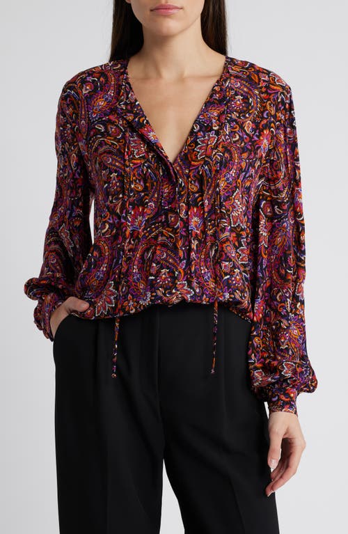Kobi Halperin Roxanne Blouse In Black Multi