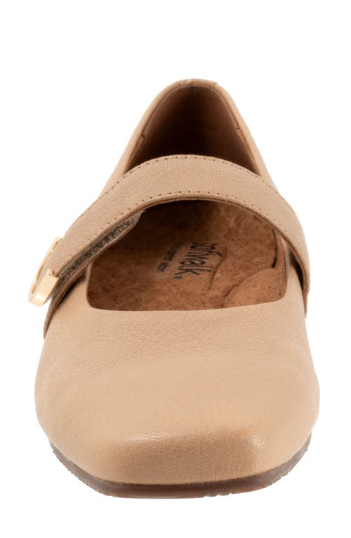 Softwalk Valdivia Womens Adjustable Mary Janes In Beige