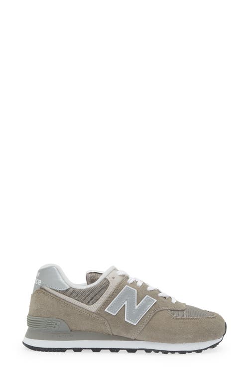 Shop New Balance Gender Inclusive 574 Classic Sneaker In Grey/white