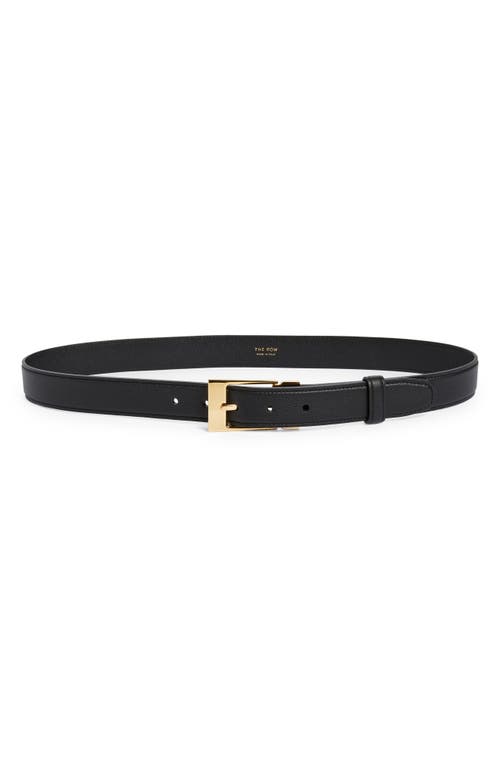 The Row Jewel Belt In Black/gold