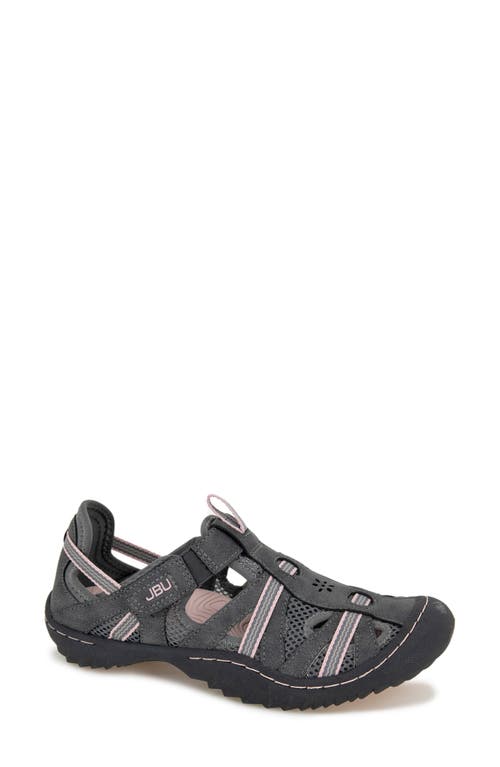 Shop Jbu By Jambu Regional Water Ready Sneaker In Charcoal/petal