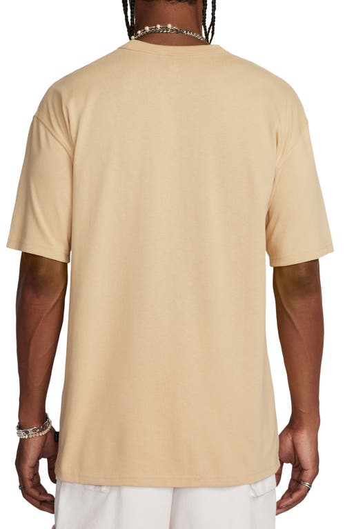 Shop Nike Premium Essential Cotton T-shirt In Sesame