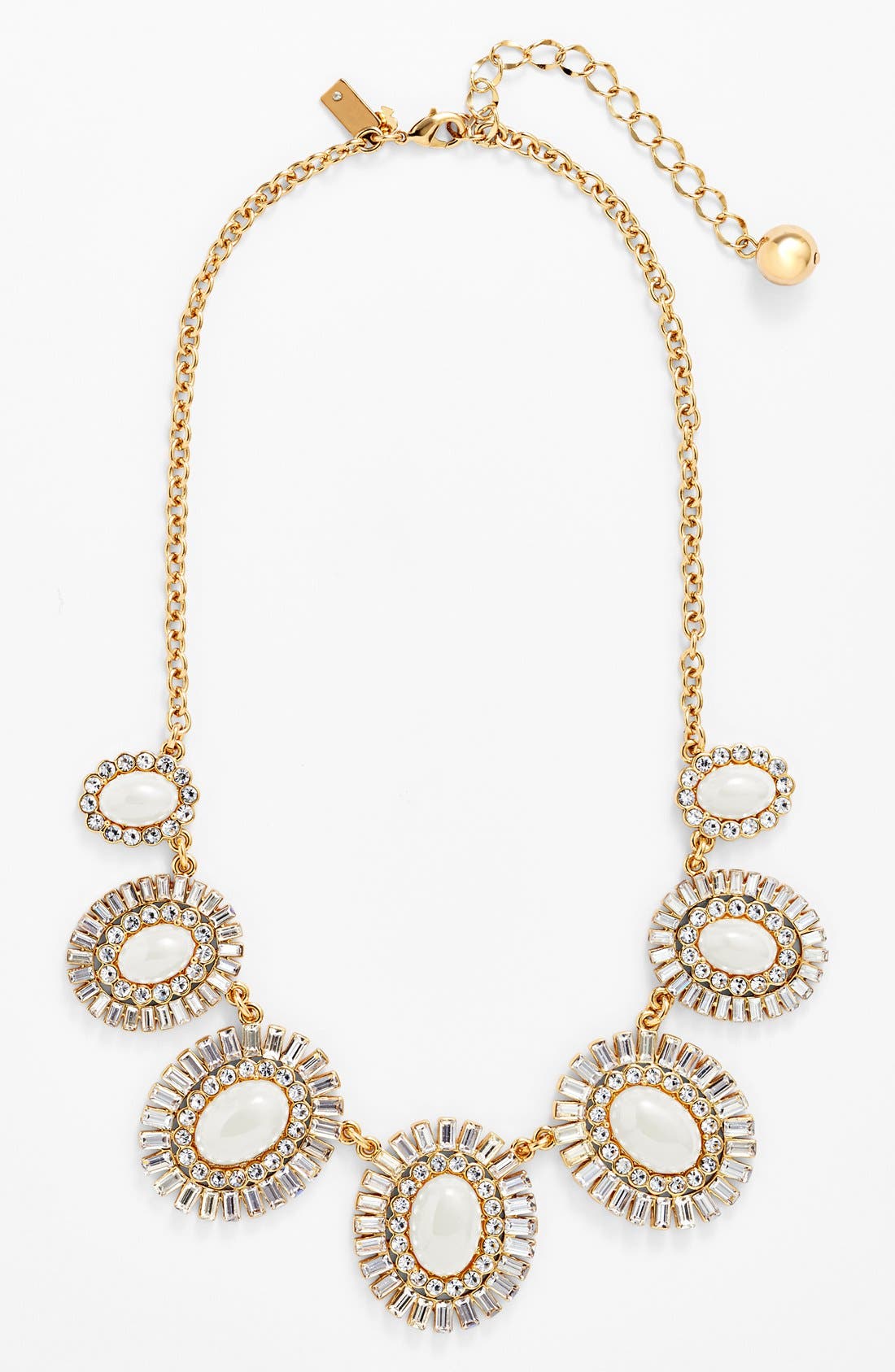 kate spade new york 'capri garden' oval frontal necklace Nordstrom