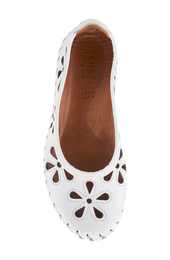 Shop Spring Step Rayely Flat In White