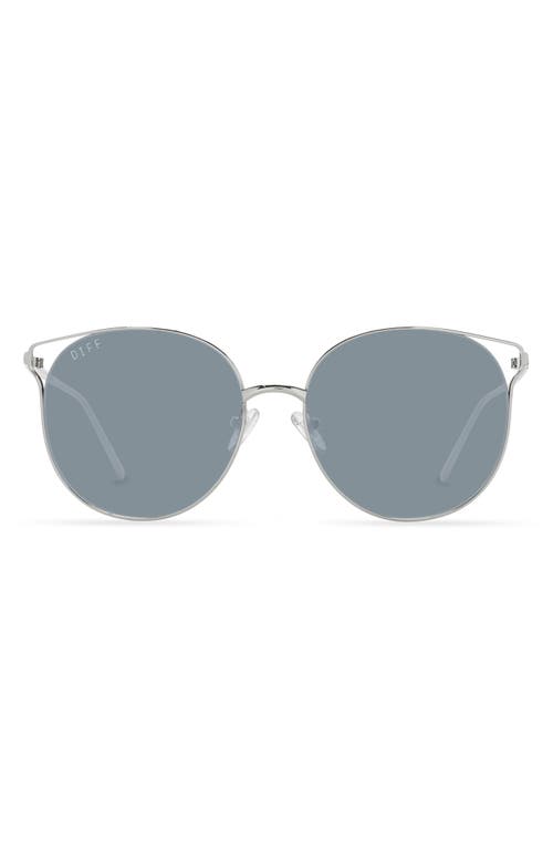 DIFF Rory 59mm Cat Eye Sunglasses in Silver