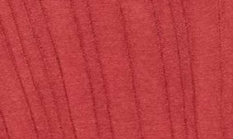 ADRIANNA PAPELL ADRIANNA PAPELL V-NECK VERTICAL RIB SWEATER